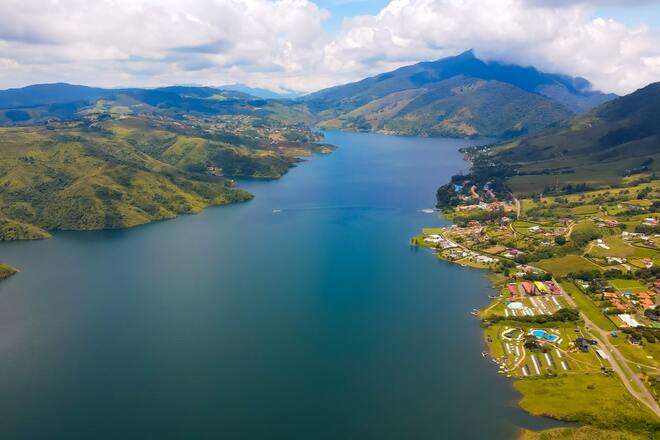 Foto del lago calima en Calima el Darién, Departamento del Valle del Cauca